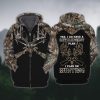 Poodle Hunting Personalized Name 3d Zipper Hoodie