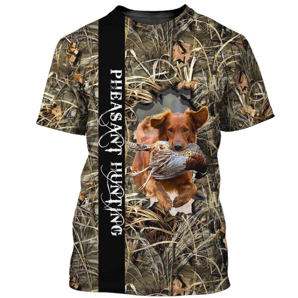 Pheasant Hunting Dog T-Shirt, Dog T-Shirt For Humans