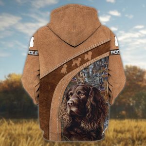 Poodle Hunting Personalized Name 3d Zipper Hoodie